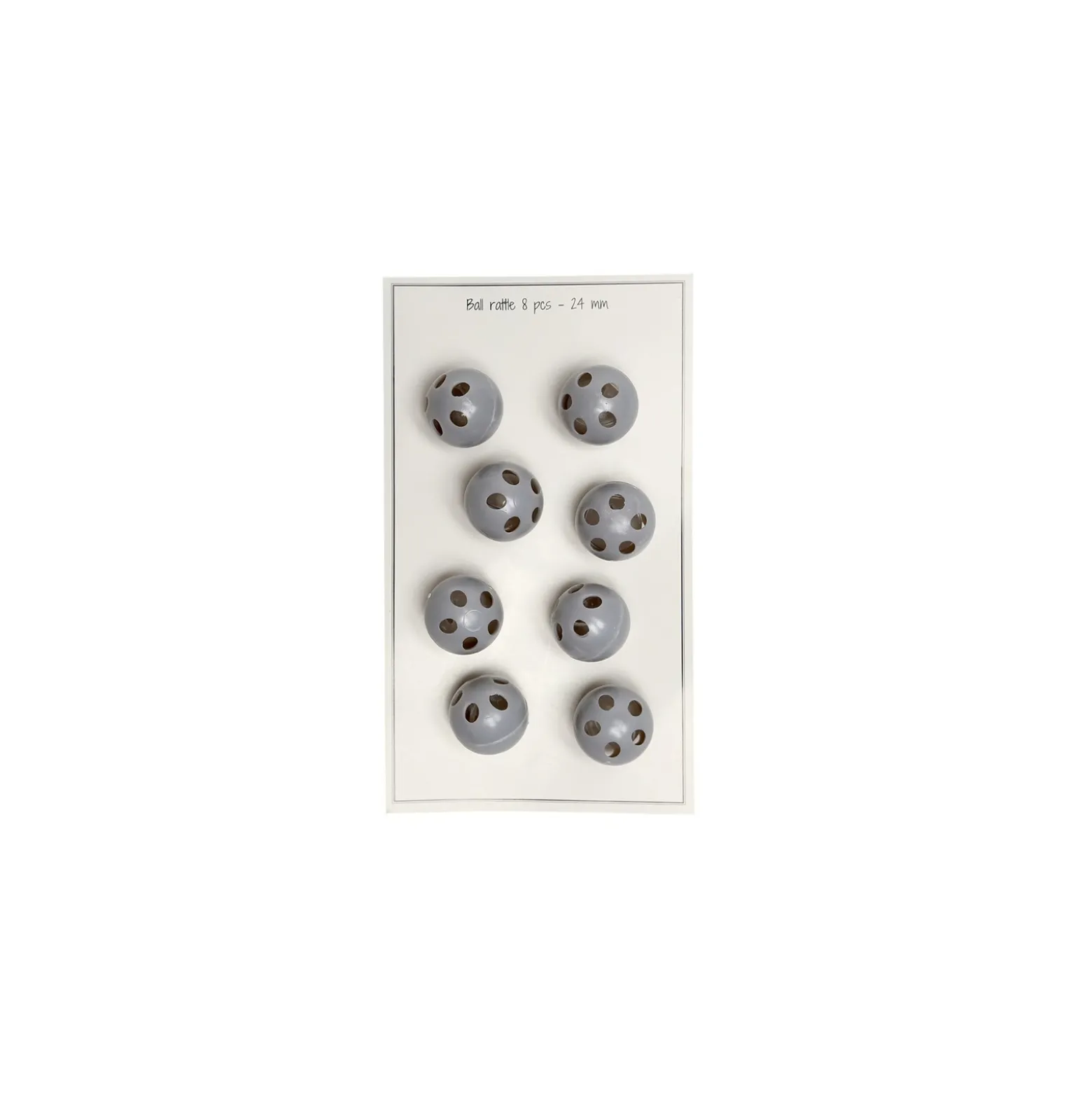 Grelot pour peluche (lot de 8) - 24 mm