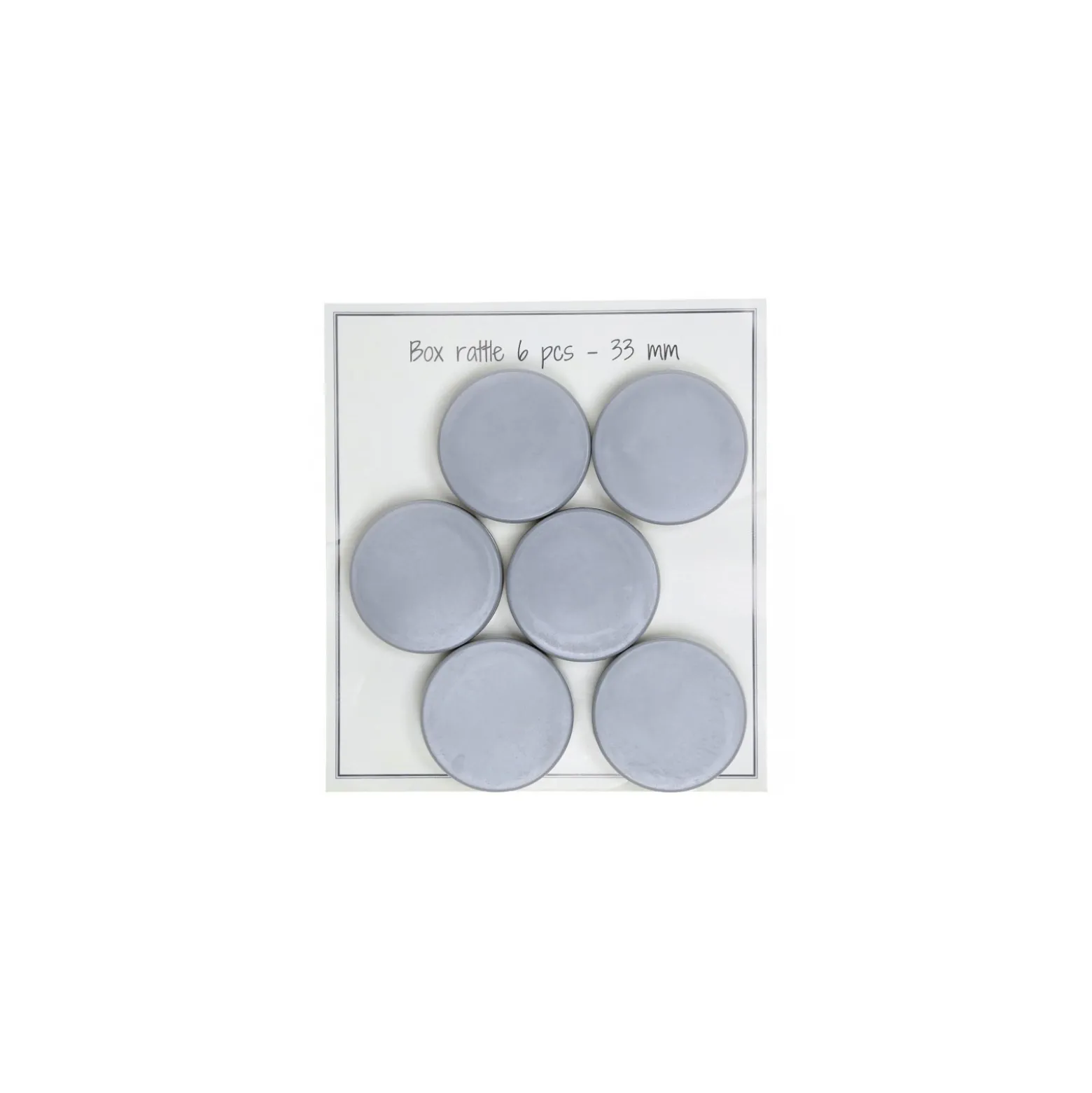 Grelot pour peluche (lot de 6) - 33 mm
