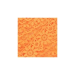 Guipure Fiore 50 mm - orange fluo