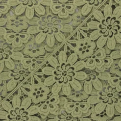 Guipure Fiore 50 mm - vert kaki clair