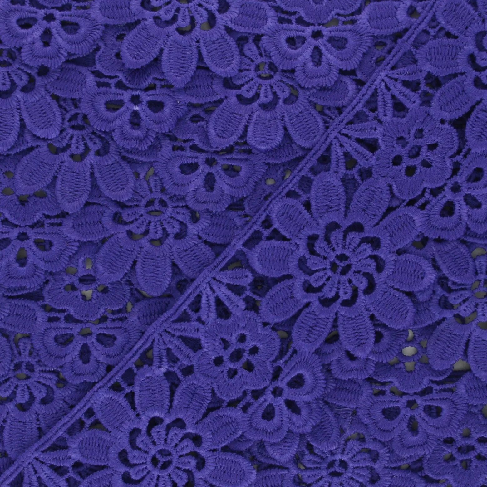 Guipure Fiore 50 mm - violet