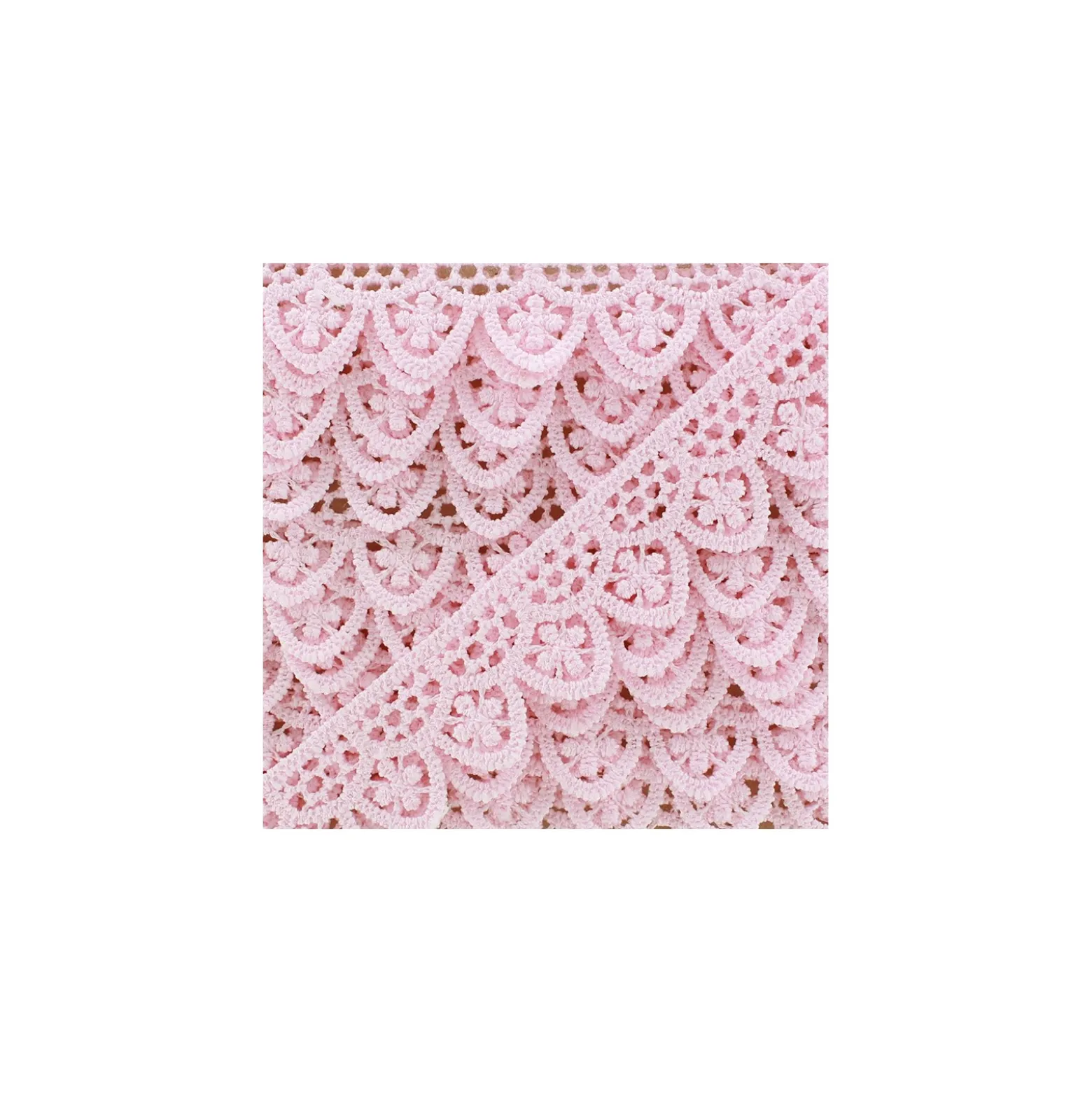Guipure Margot 20 mm - rose