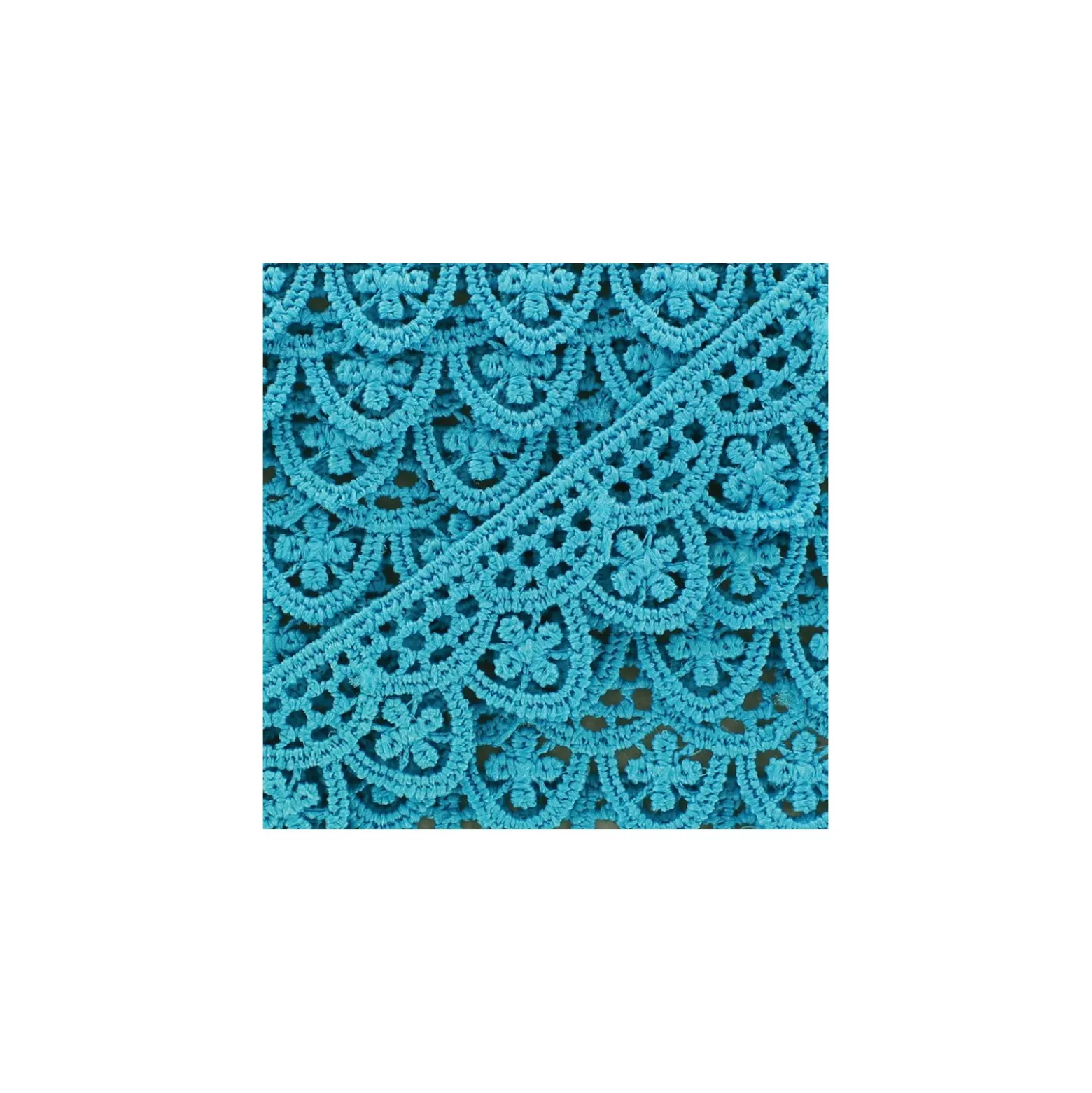 Guipure Margot 20 mm - turquoise
