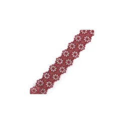Guipure Paquerette 40 mm - lie de vin