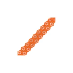 Guipure Paquerette 40 mm - orange