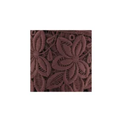 Guipure Polyester Fleurs 105mm Lie de Vin x 50cm