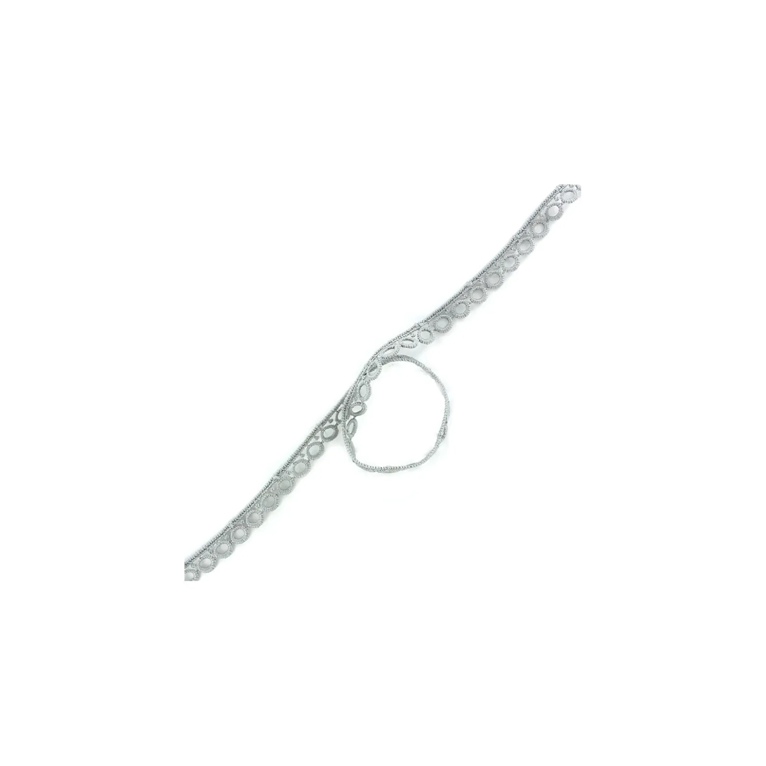 Guipure Vintage 10mm - gris