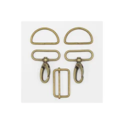 Kit bouclerie pour sacs et bananes - 50 mm bronze