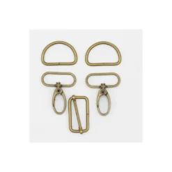 Kit bouclerie pour sacs et bananes - 30 mm bronze