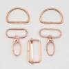 Kit bouclerie pour sacs et bananes - 30 mm rose gold