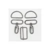 Kit bouclerie pour sacs et bananes - 40 mm nickel noir