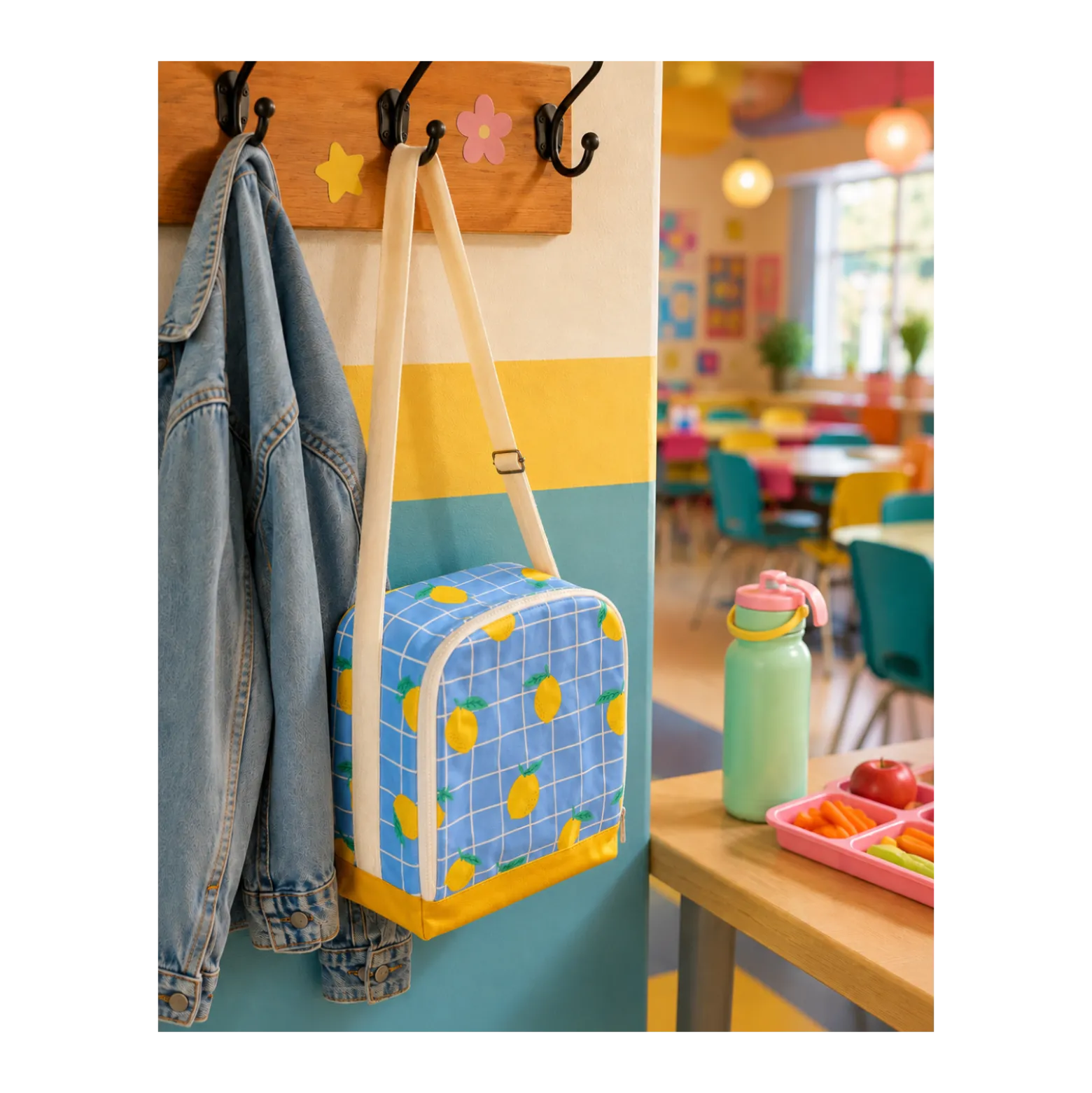 Kit couture lunch bag - Citron bleu