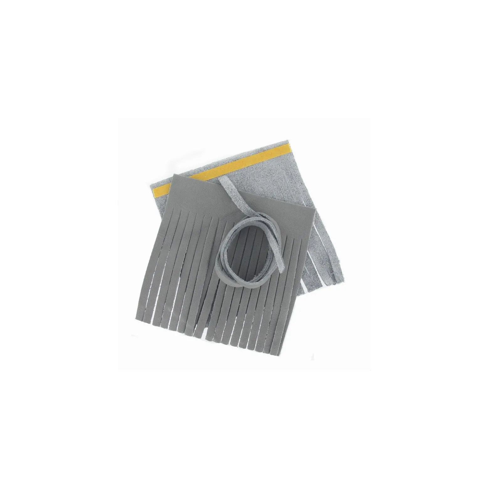 ♥ Kit grand pompon double cuir Lazy Gray V2 ♥