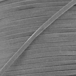 Lacet aspect daim gris