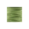 Lacet cuir plat 3 mm - vert clair