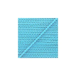 Lacet tressé rond en cuir5 mm - Bleu céleste x 50cm