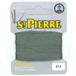 Laine Saint Pierre pour repriser / broder - sauge n°814