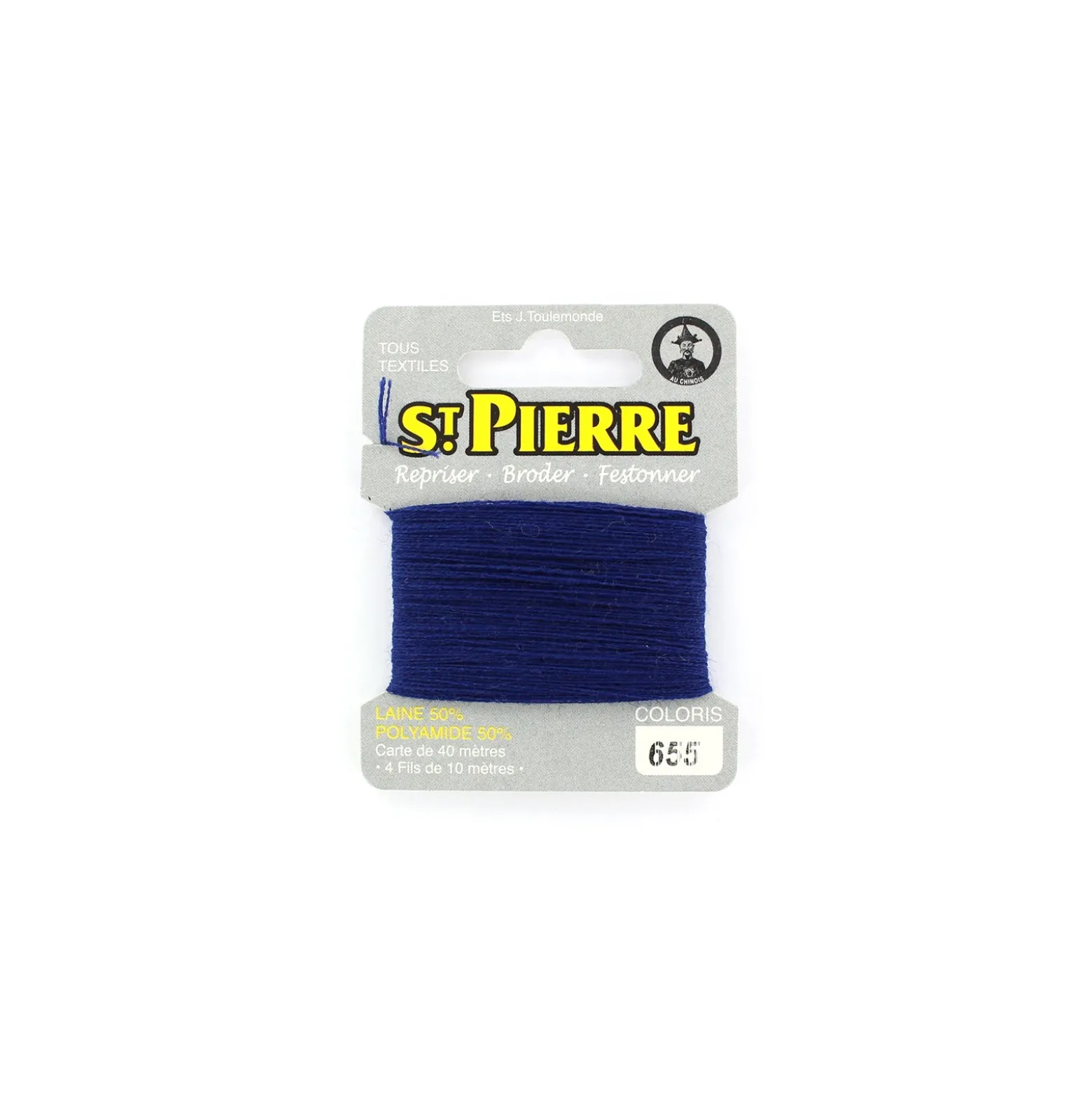 Laine Saint Pierre pour repriser / broder - royal n°655