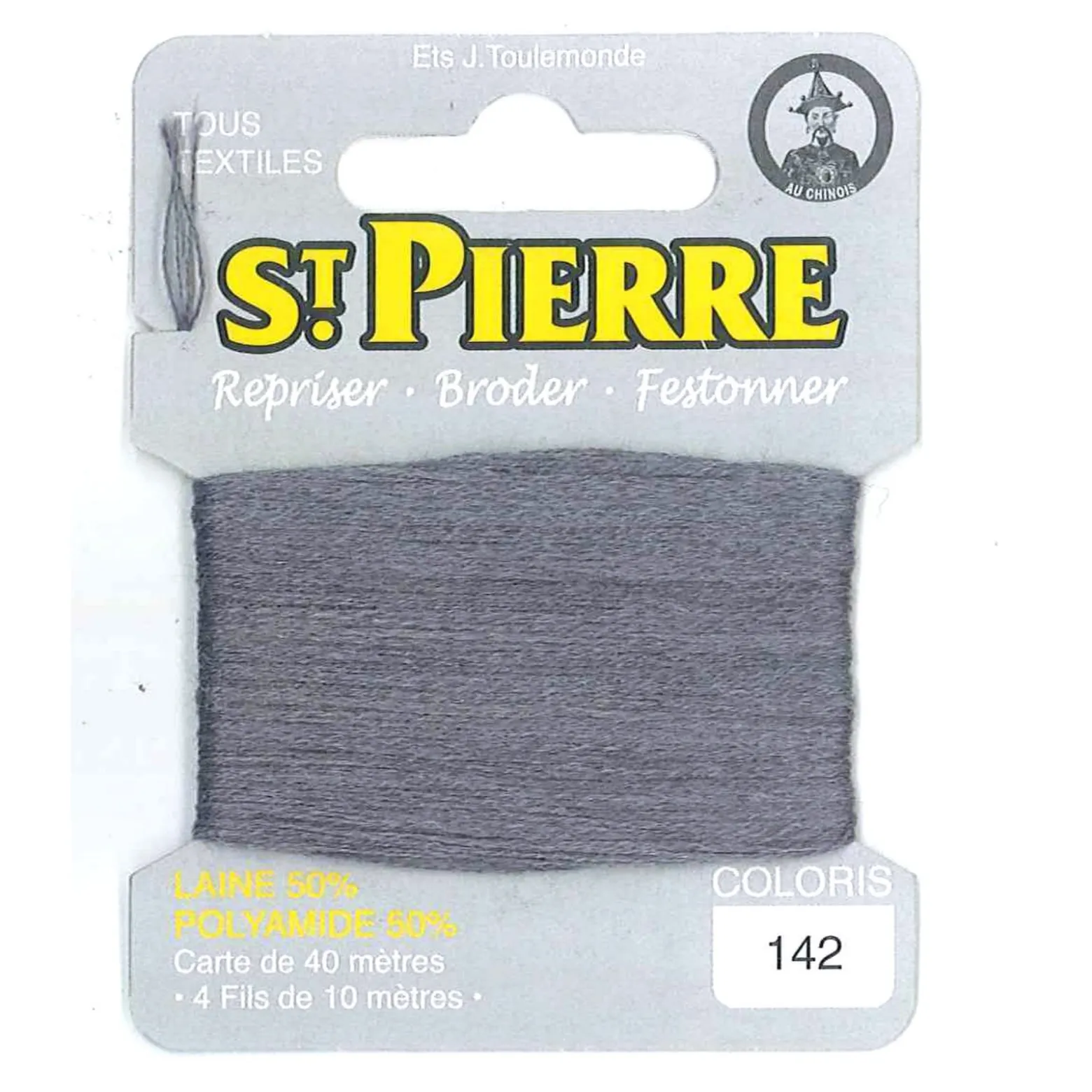 Laine Saint Pierre pour repriser / broder - plomb n°142