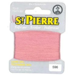 Laine Saint Pierre pour repriser / broder - bois de rose n°596