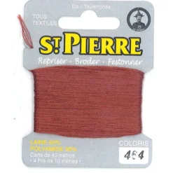 Laine Saint Pierre pour repriser / broder - rouille n°464