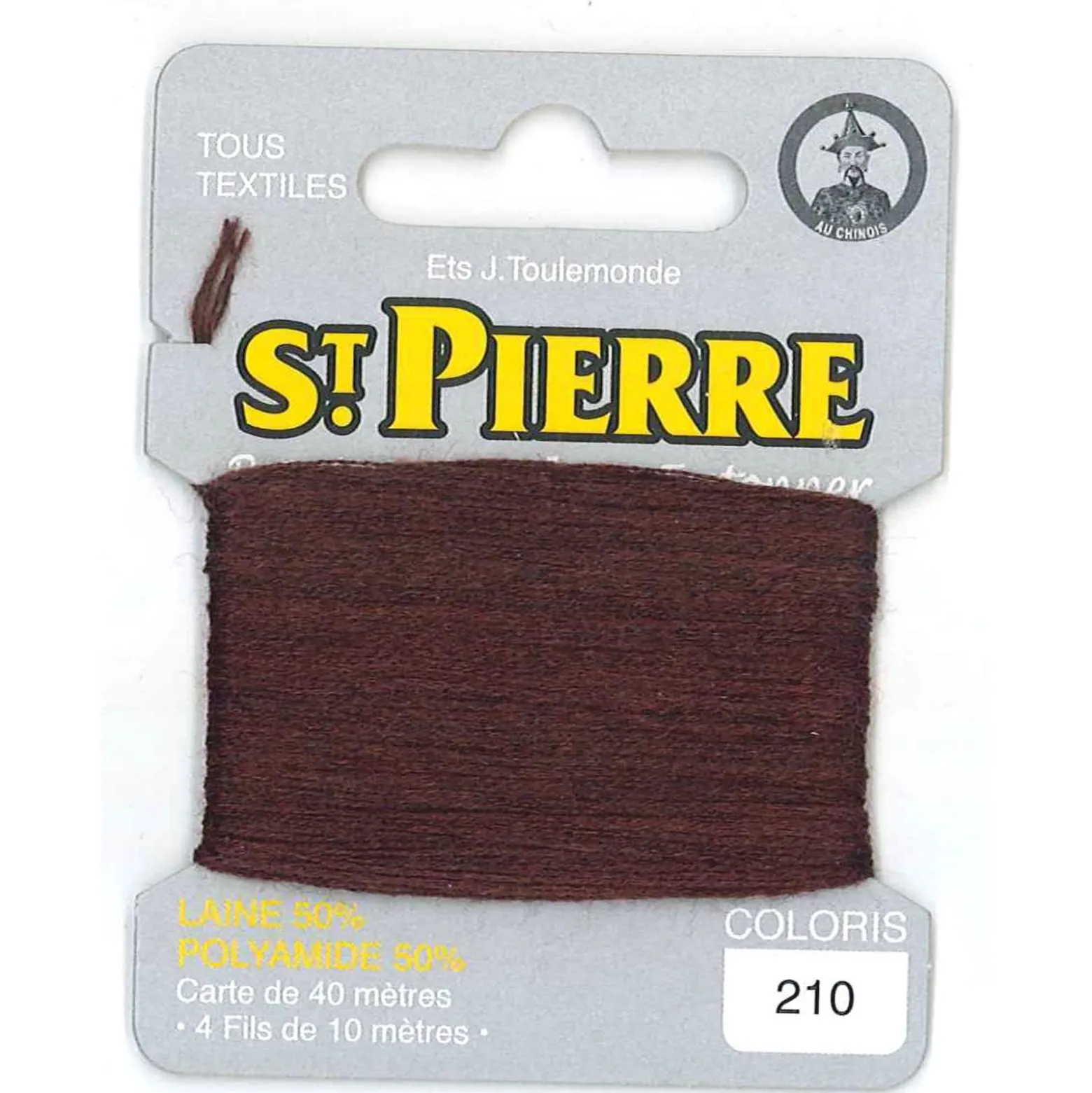 Laine Saint Pierre pour repriser / broder - loutre n°210