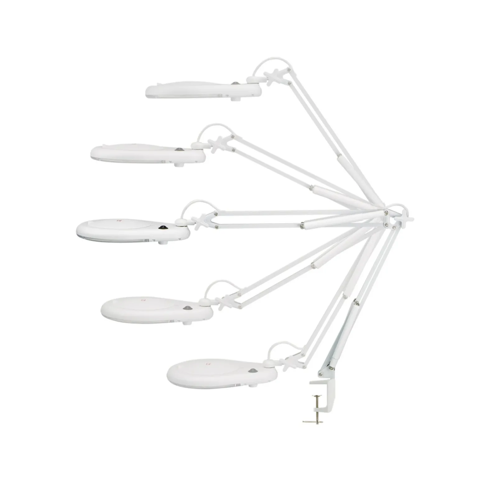 Lampe loupe couture à LED avec fixation à pince - Prym