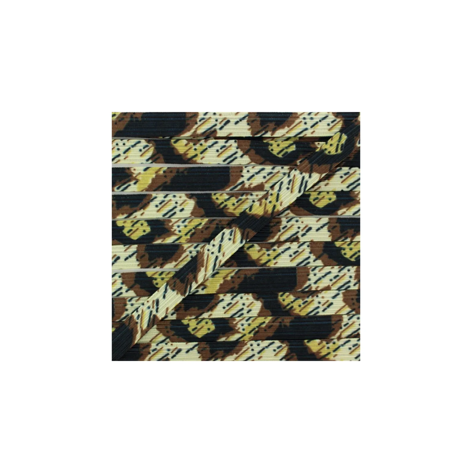 Élastique Plat 9 mm - Abstract Pattern