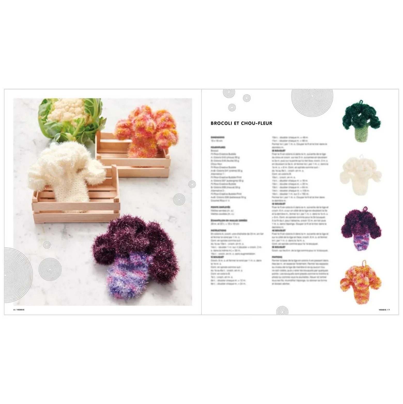 Livre "Creative Bubble - Veggie - éponges légumes"