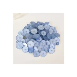 Lot de 61 Boutons effet strass