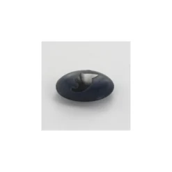 ♥ Lot de Boutons (sachet de 52 boutons Moustache noire sur fond marine) ♥