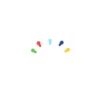 Lot de 4 enfiles aiguilles - multicolore
