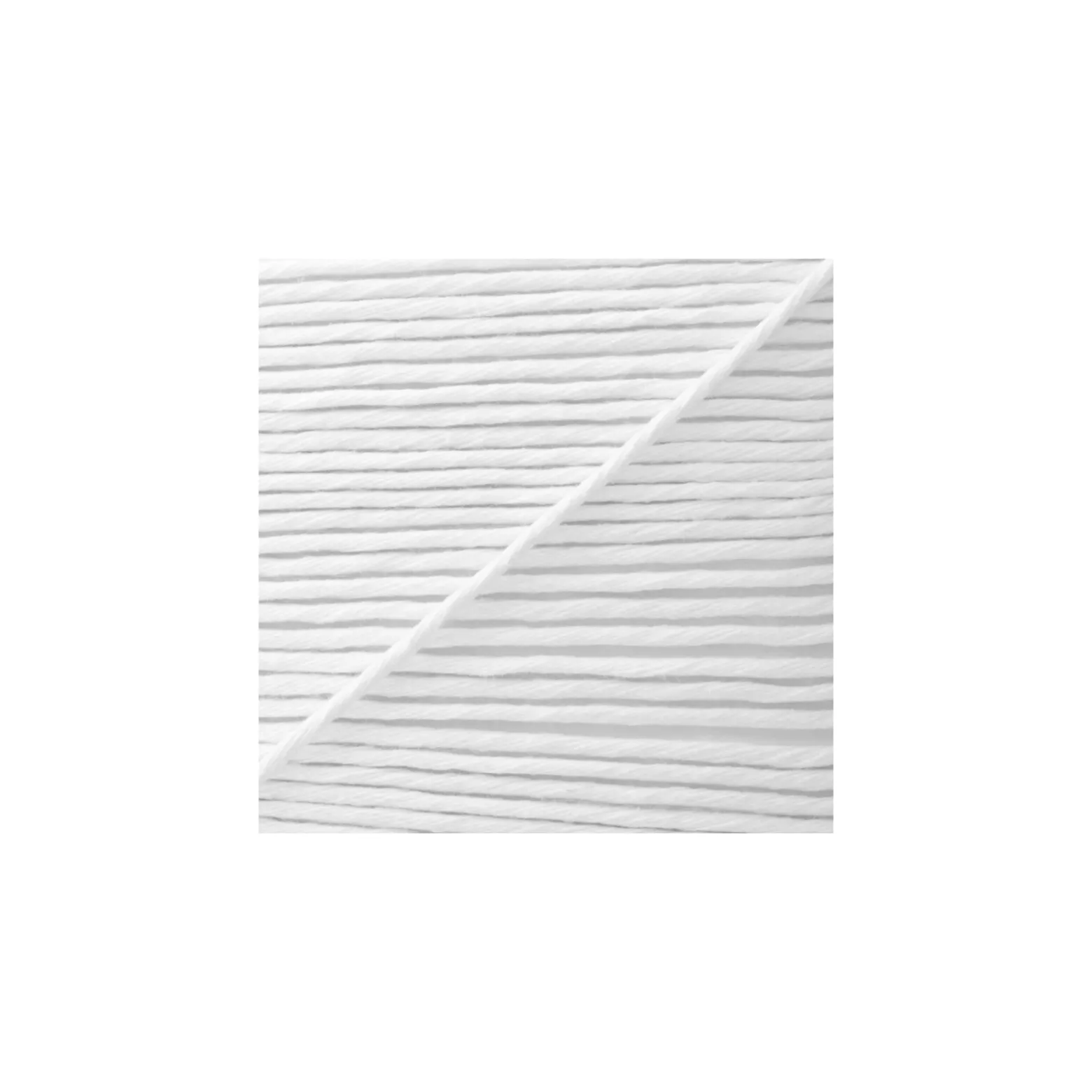 Mèche Ganse pour Passepoil 3 mm - Blanc
