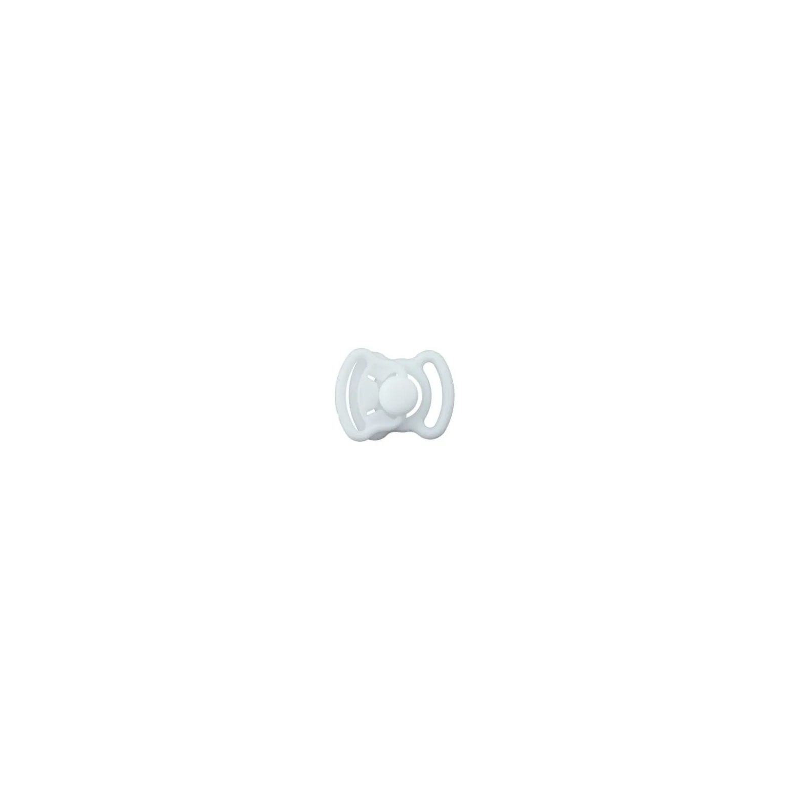Mini boucle polyester - blanc