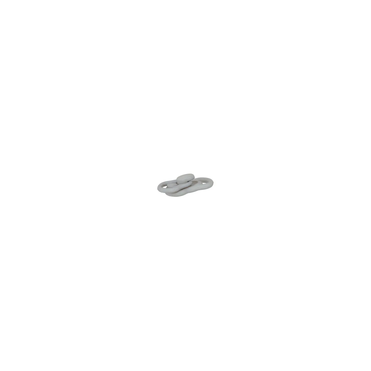 Mini boucle polyester - gris