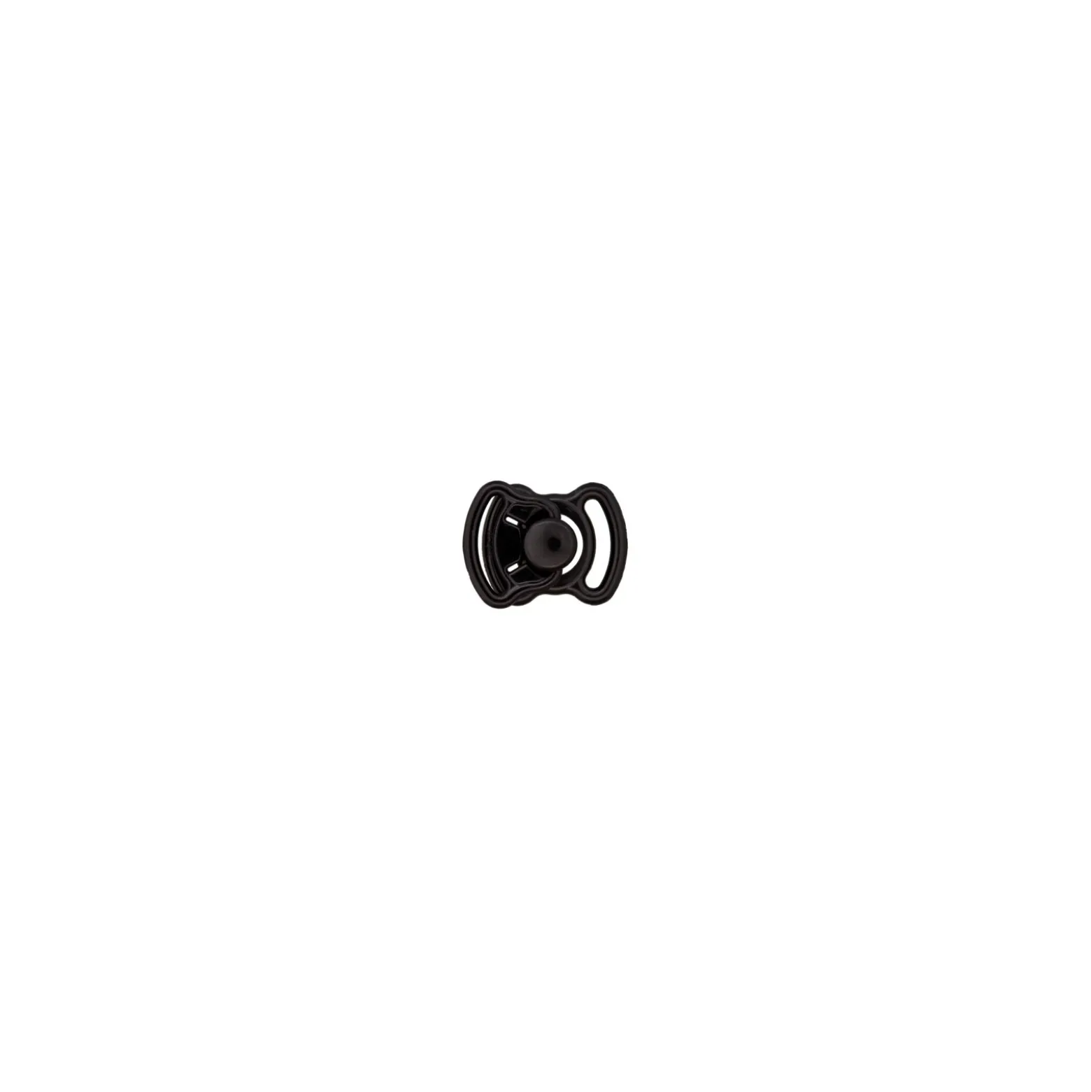 Mini boucle polyester - noir