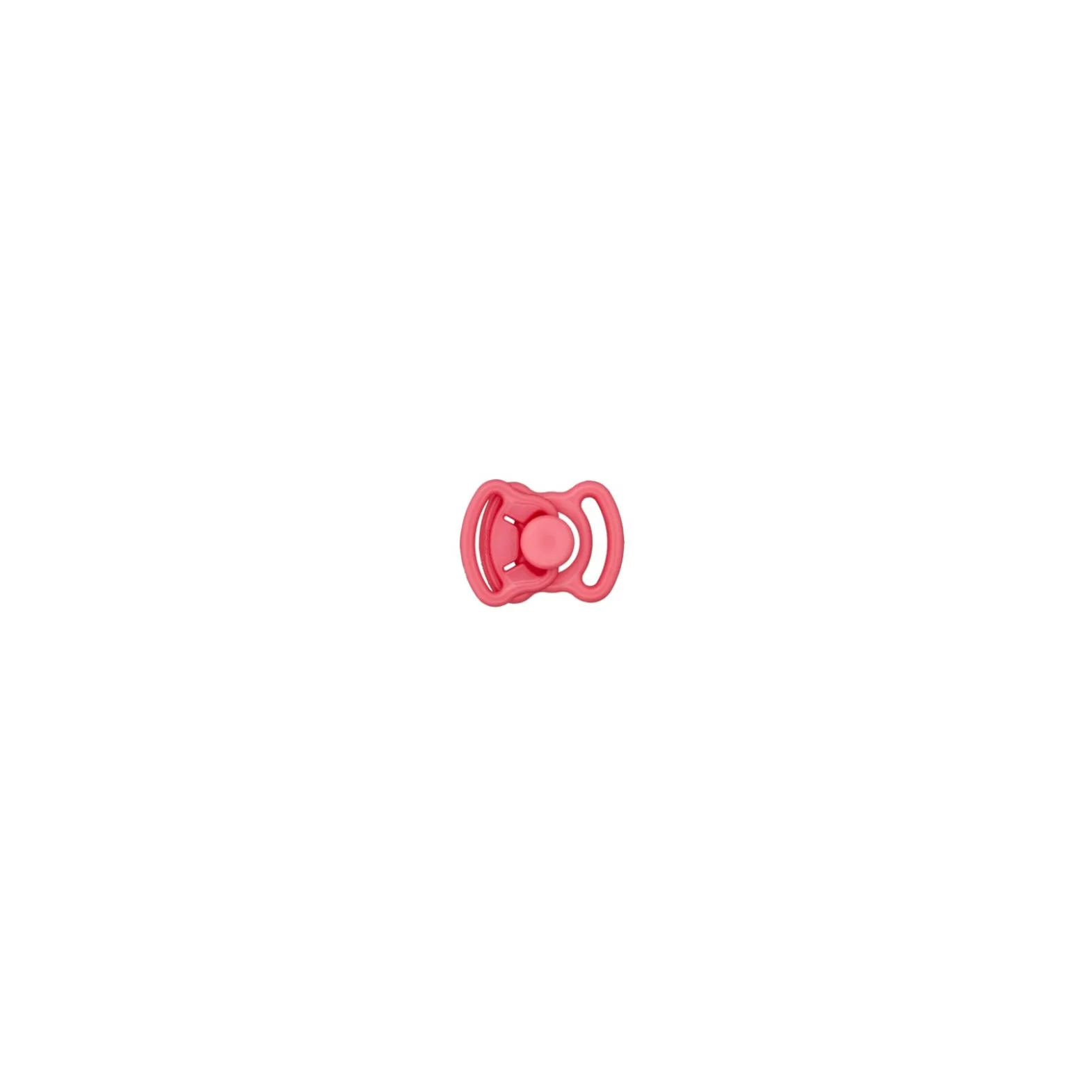 Mini boucle polyester - rose fraise