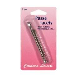 Passe lacets pour rubans / fils élastique X2 - Couture loisirs