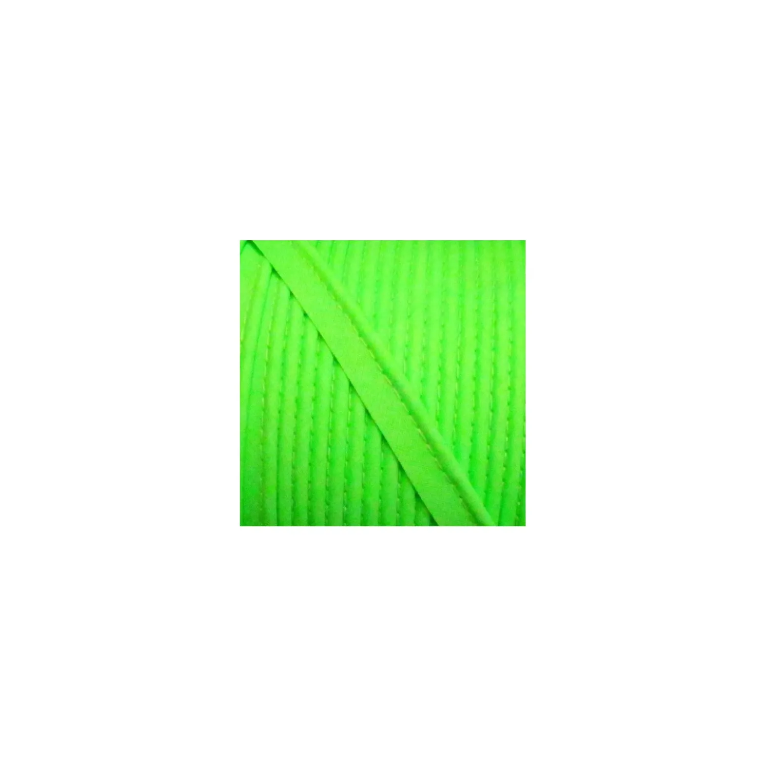 Passepoil uni fluo vert