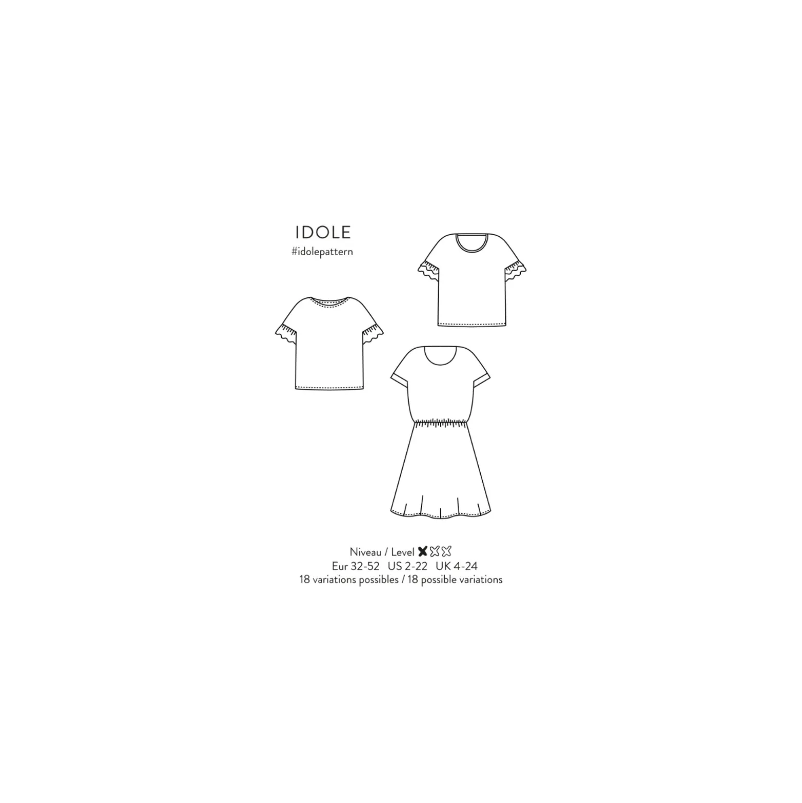 Patron Atelier Scämmit Blouse et Robe - Idole