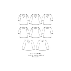 Patron Atelier Scämmit Blouse - Muse