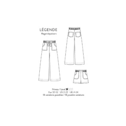 Patron Atelier Scämmit Pantalon/Short - Légende