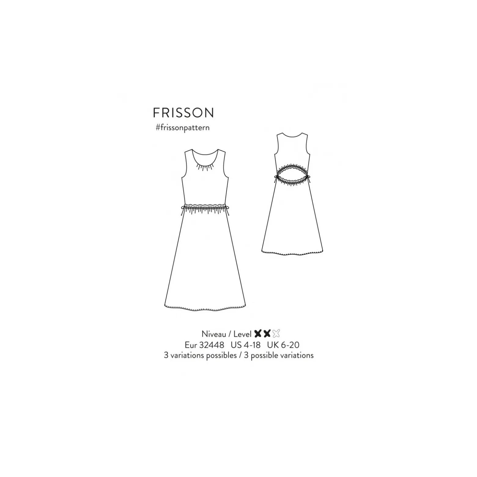 Patron Atelier Scämmit Robe - Frisson