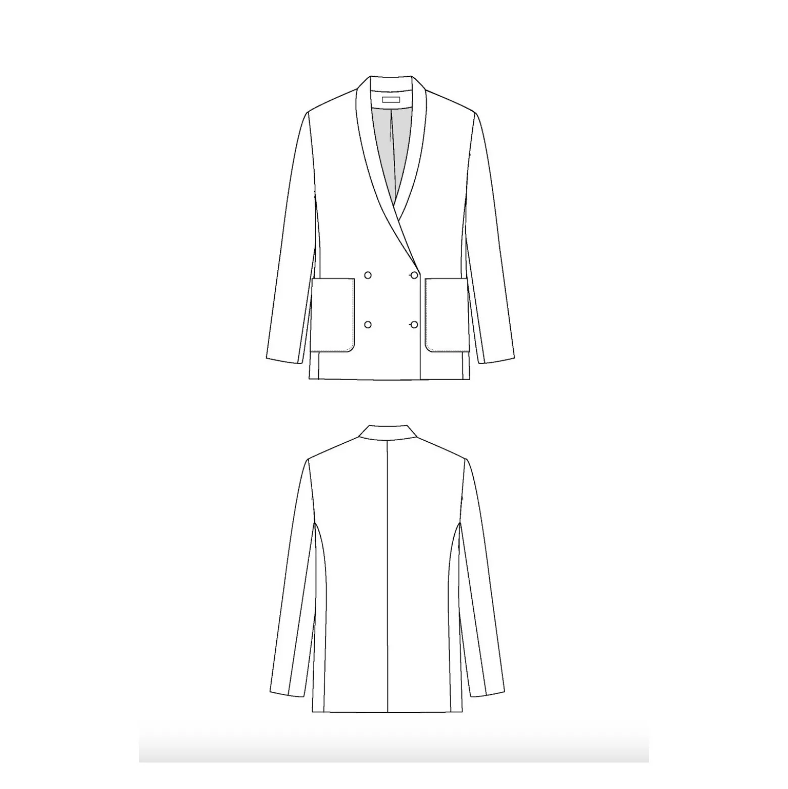 Patron blazer Maison Fauve - Mimosa