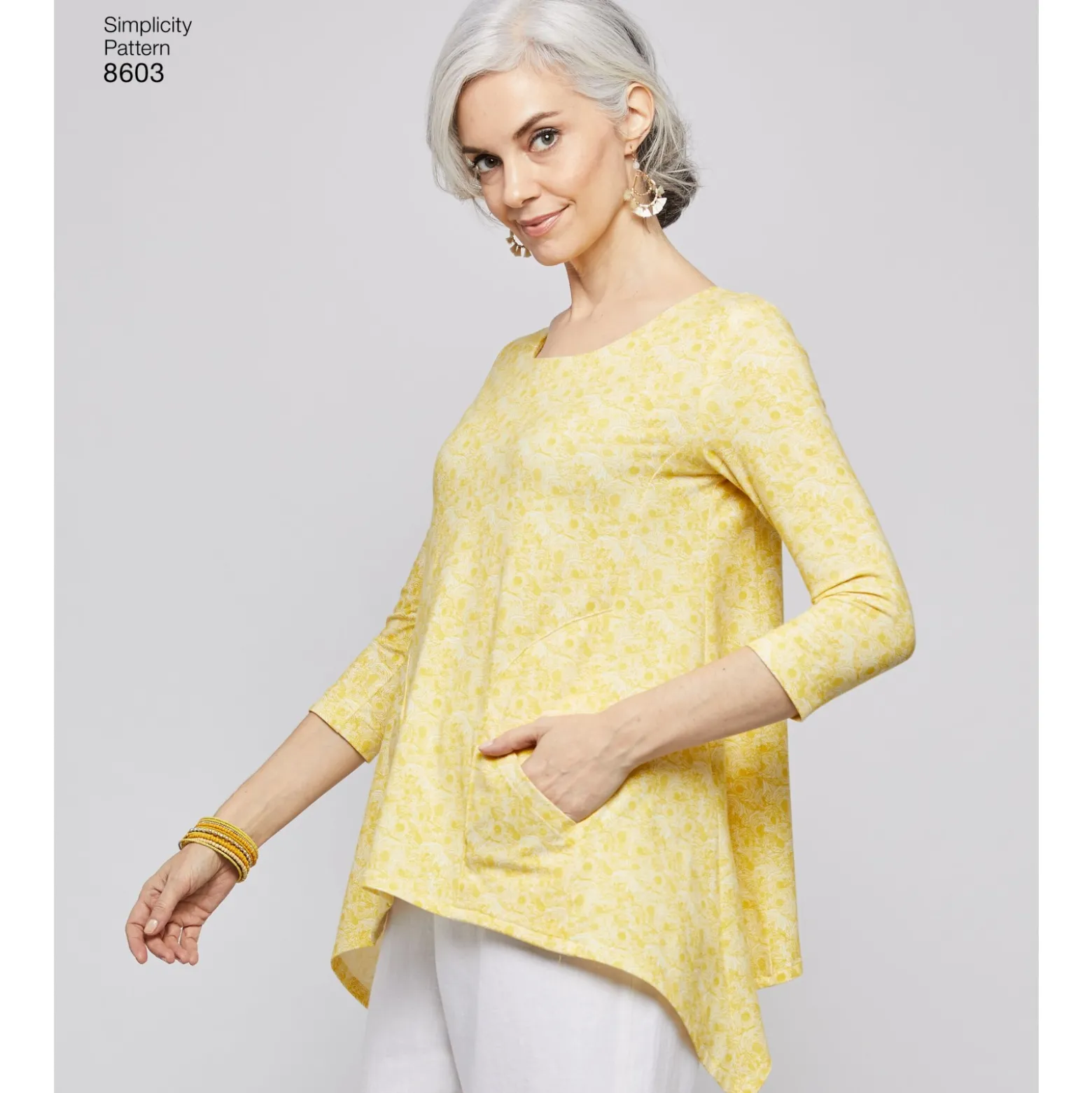 Patron Blouse ample asymétrique Femme - Simplicity n°8603