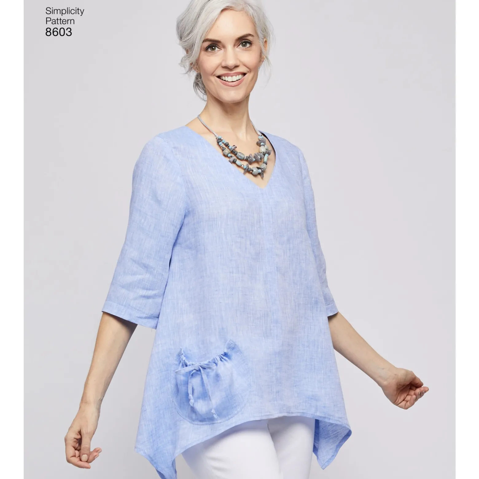 Patron Blouse ample asymétrique Femme - Simplicity n°8603