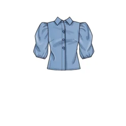 Patron Blouse boutonnée Femme - New Look 6698