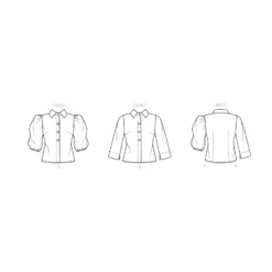 Patron Blouse boutonnée Femme - New Look 6698
