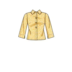 Patron Blouse boutonnée Femme - New Look 6698