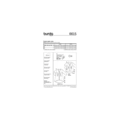 Patron Blouse Burda n°6615
